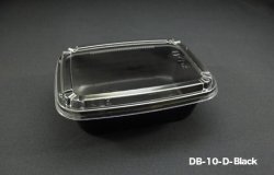 DB-10-D Black Disposable Plastic Bowl (800pcs)