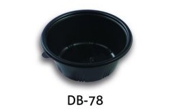 DB-78 Black Disposable Plastic Bowl (900pcs)