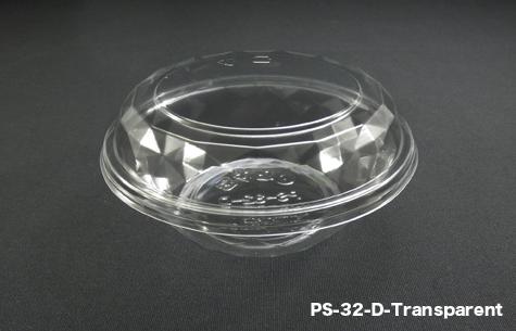 PS-32-D Transparent Disposable Party Food Container With Lid (900pcs)