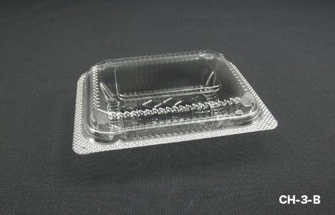 CH-3-B Clear Plastic Locking Food Container (1200pcs)