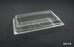 CH-7-B Clear Plastic Locking Food Container (600pcs)