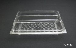 CH-27 Clear Plastic Locking Food Container (600pcs)