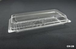 CH-28 Clear Plastic Locking Food Container (400pcs)