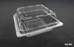 CH-60 Clear Plastic Locking Food Container (600pcs)