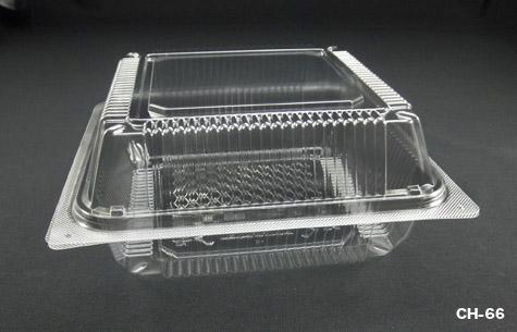 CH-66 Clear Plastic Locking Food Container (500pcs)