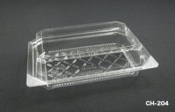 CH-204 Clear Plastic Locking Food Container (600pcs)