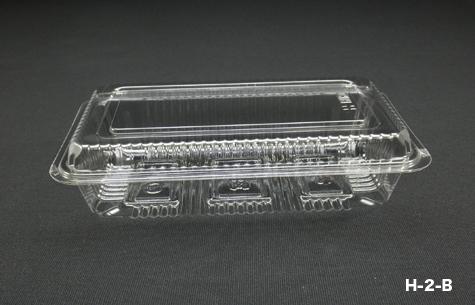 H-2-B Clear Plastic Non-Locking Food Container (4000pcs)