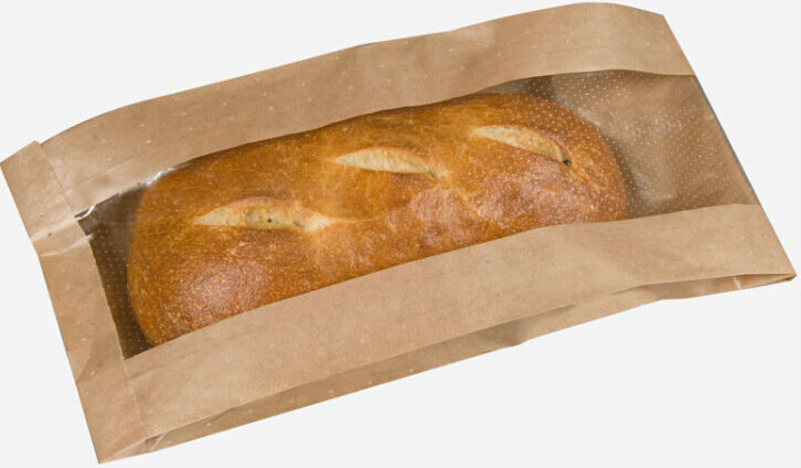 Short French Loaf Bag with Window