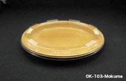 OK-103 Mokume Food Platter with Cover (150pcs)