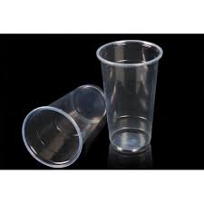 Transparent PP Plastic Cup 12oz W / Flat Lid (soft material)