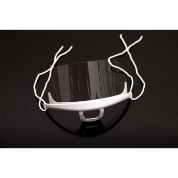 Transparent Restaurant Sanitary Anti-Saliva Face Mask