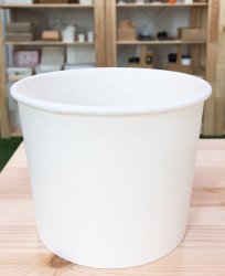 Paper Bowl 1100cc Single Wall (Base) White