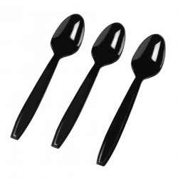 Plastic Spoon (black)