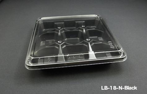 LB-18-N R&B Multi-Grid Disposable Plastic Lunch Box (600pcs)