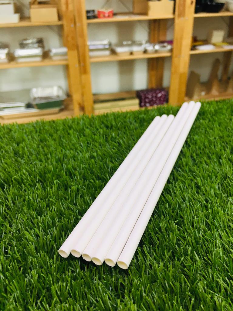 Paper Straw 6mm (White)