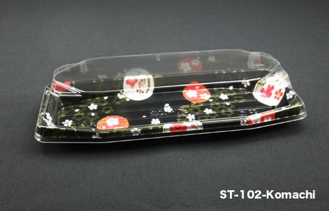 ST-102 Komachi Food Tray with Cover (1200pcs)