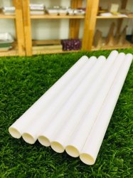 Paper Straw 12mm - Short / Long  (White)