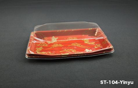 ST-104 Hokuto Food Tray with Cover (1200pcs)